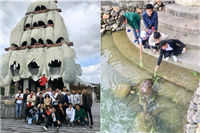 Sinh viên khóa 59 ngành Nuôi trồng Thủy sản đi thực tế môn học "Sản xuất Giống và Nuôi thủy sinh vật cảnh"