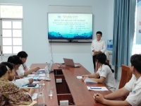 Viện NTTS Trường Đại Học Nha Trang tổ chức bảo vệ luận văn tốt nghiệp cho sinh viên 63.NTTS - CN