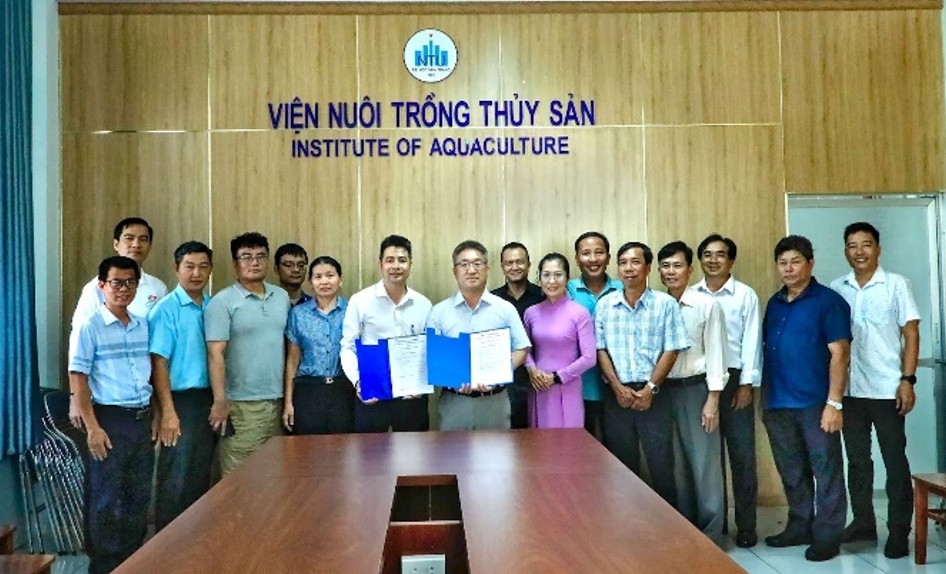 Viện Nuôi trồng Thủy sản – Trường ĐH Nha Trang ký kết hợp tác với Đại học Quốc gia Mokpo – Hàn Quốc  (03/8/2024)